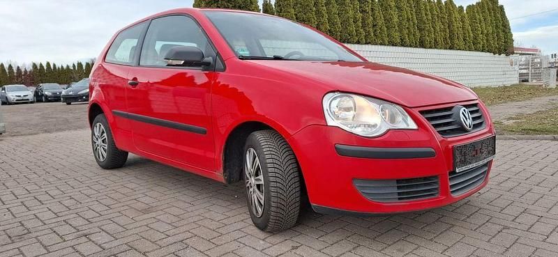 Gebraucht VW Polo Trendline 80 PS (58 kW) 2009 Rot Kleinwagen