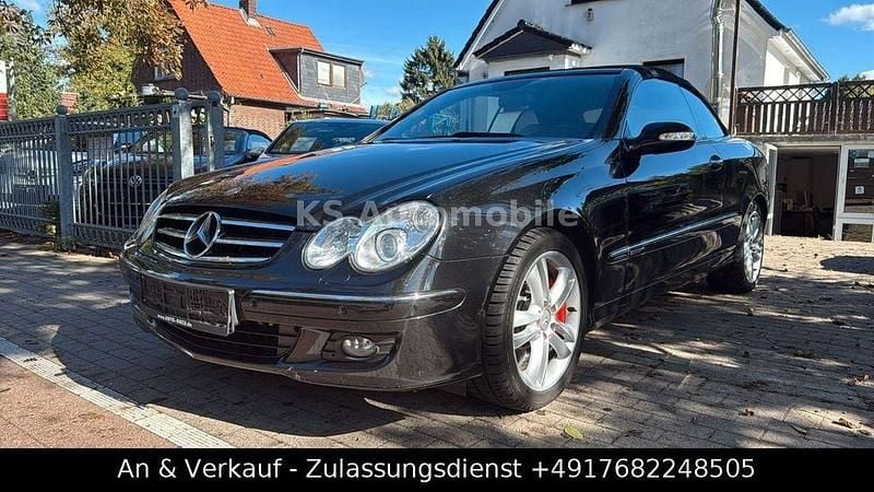 Schwarz Gebraucht 2008 Mercedes CLK350 Cabrio | 8.300 € (Superpreis) - Bild 1/4