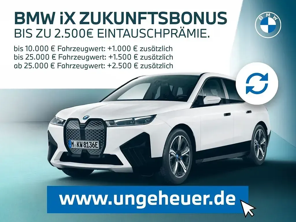 Gebraucht BMW iX Sport Line 239 kW (326 PS) 2022 Mineralweiß metallic SUV