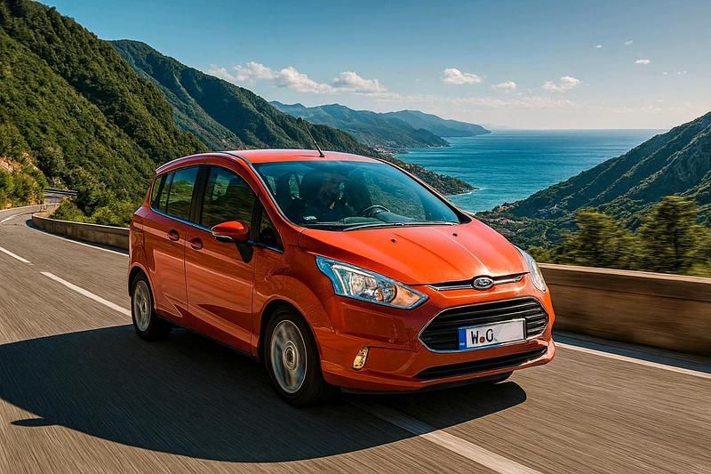 Orange Gebraucht 2013 Ford B-MAX Titanium Van / Kleinbus | 5.500 € (Teuer) - Bild 1/4
