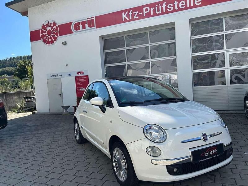 Bianco bianco/ bossa nova/calc Gebraucht 2008 Fiat 500 Kleinwagen | 6.490 € (Fairer Preis) - Bild 1/4