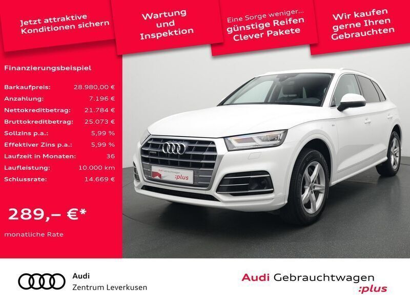 Ibisweiß Gebraucht 2020 Audi Q5 Comfort SUV | 28.980 € (Fairer Preis) - Bild 1/4