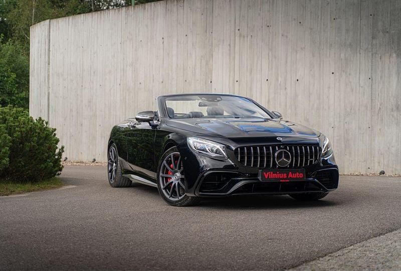 Schwarz Gebraucht 2017 Mercedes S63 AMG AMG Cabrio | 66.600 € - Bild 1/4