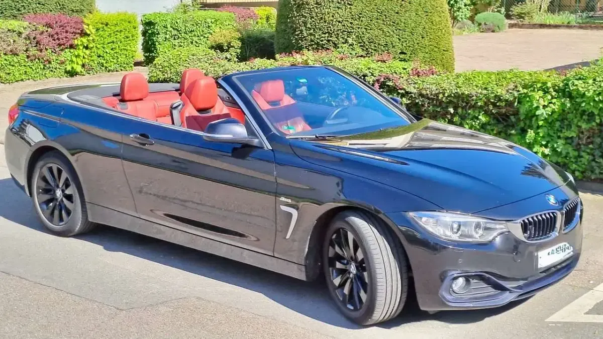 Gebraucht BMW 420 Cabriolet Sport Line 190 PS (139 kW) 2015 Schwarz Cabrio