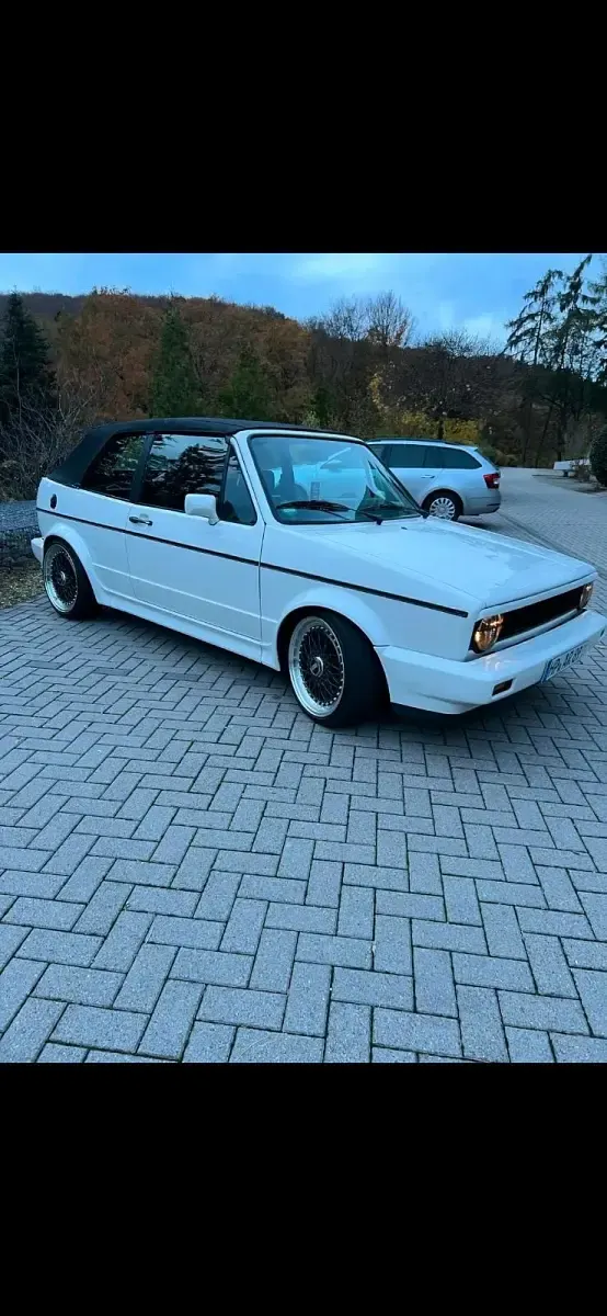 Gebraucht VW Golf Cabriolet 98 PS (72 kW) 1989 Weiß Cabrio