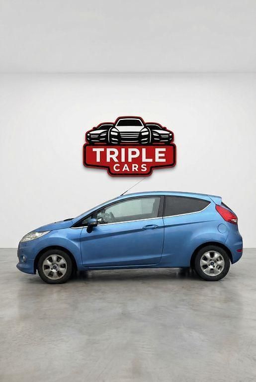 Gebraucht Ford Fiesta Titanium 97 PS (71 kW) 2009 Blau Kleinwagen