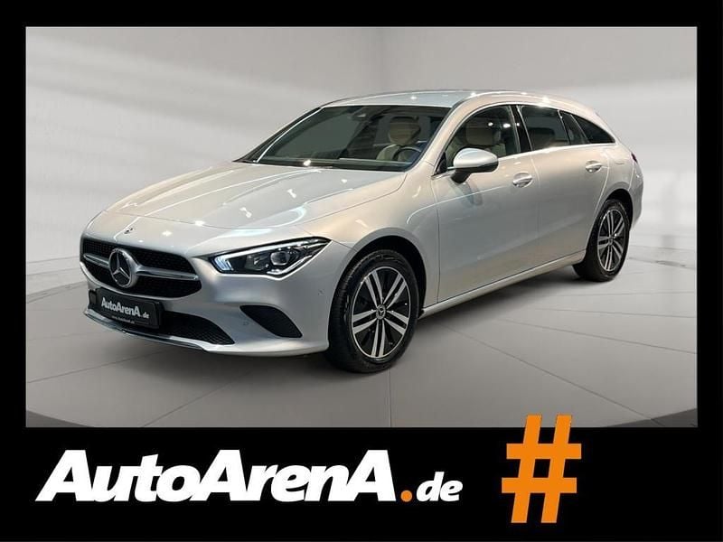 Silber Gebraucht 2022 Mercedes CLA250e Shooting Brake Progressive Kombi | 22.159 € (Superpreis) - Bild 1/4
