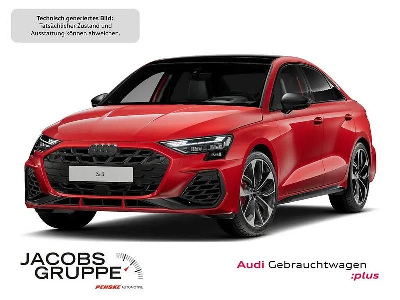 Rot Gebraucht 2025 Audi S3 Ambiente Limousine | 51.479 € (Etwas zu teuer) - Bild 1/4