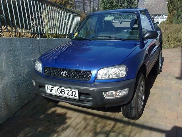 Blau metallic Gebraucht 1998 Toyota RAV4 Cabrio | 4.800 € - Bild 1/4