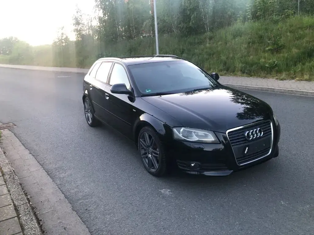 Gebraucht Audi A3 S-Line 125 PS (91 kW) 2008 Schwarz Kleinwagen