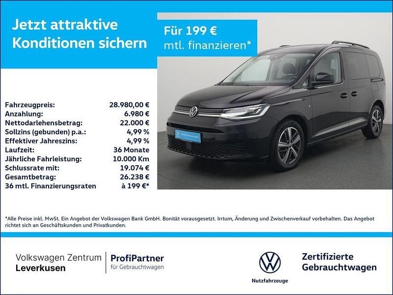 Weiss Gebraucht 2021 VW Caddy Move Van / Kleinbus | 28.980 € (Guter Preis) - Bild 1/4