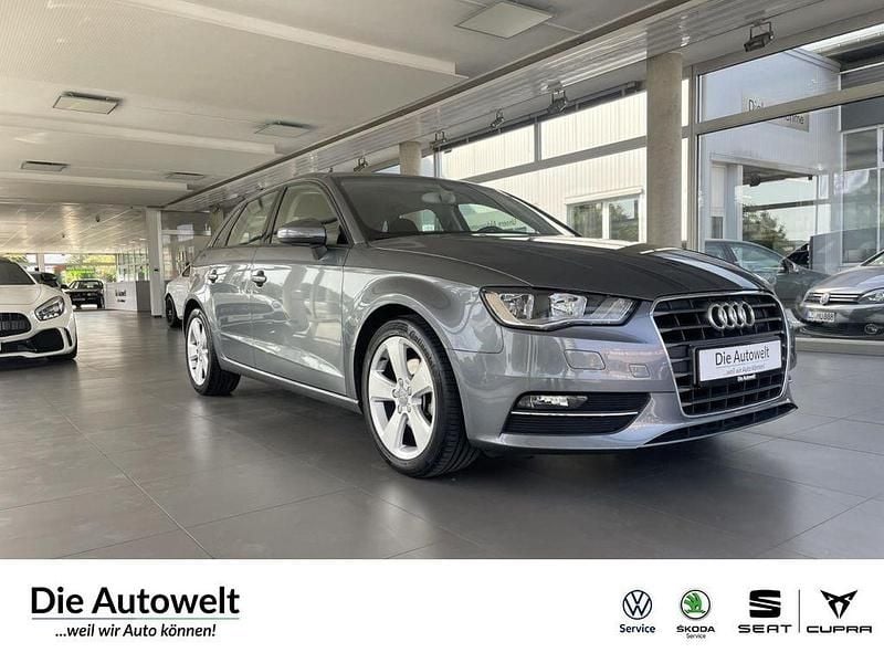 Monsungrau Gebraucht 2015 Audi A3 Sportback Ambition Limousine | 14.980 € (Fairer Preis) - Bild 1/4