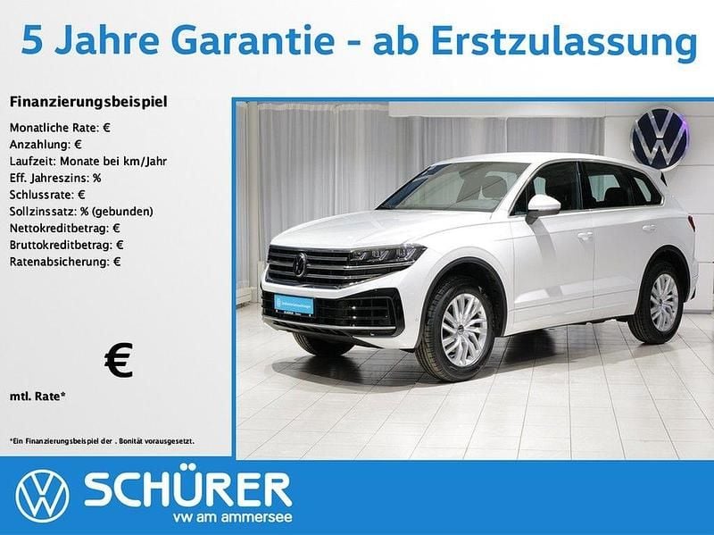 Oryxweiß perlmutteffekt Gebraucht 2024 VW Touareg Elegance SUV | 53.487 € (Superpreis) - Bild 1/4