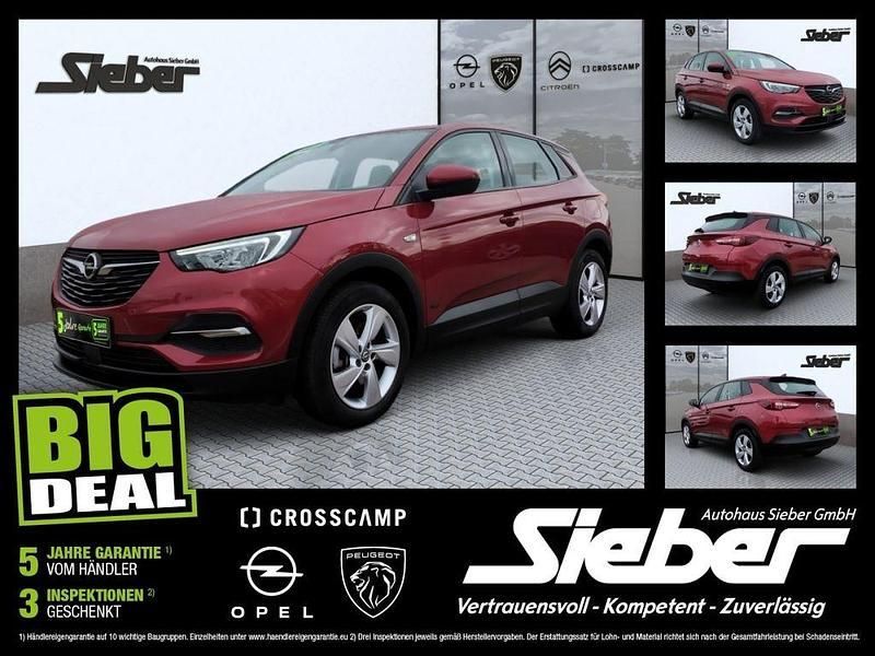 Rubin rot metallic Gebraucht 2021 Opel Grandland X Edition SUV | 19.990 € (Superpreis) - Bild 1/4