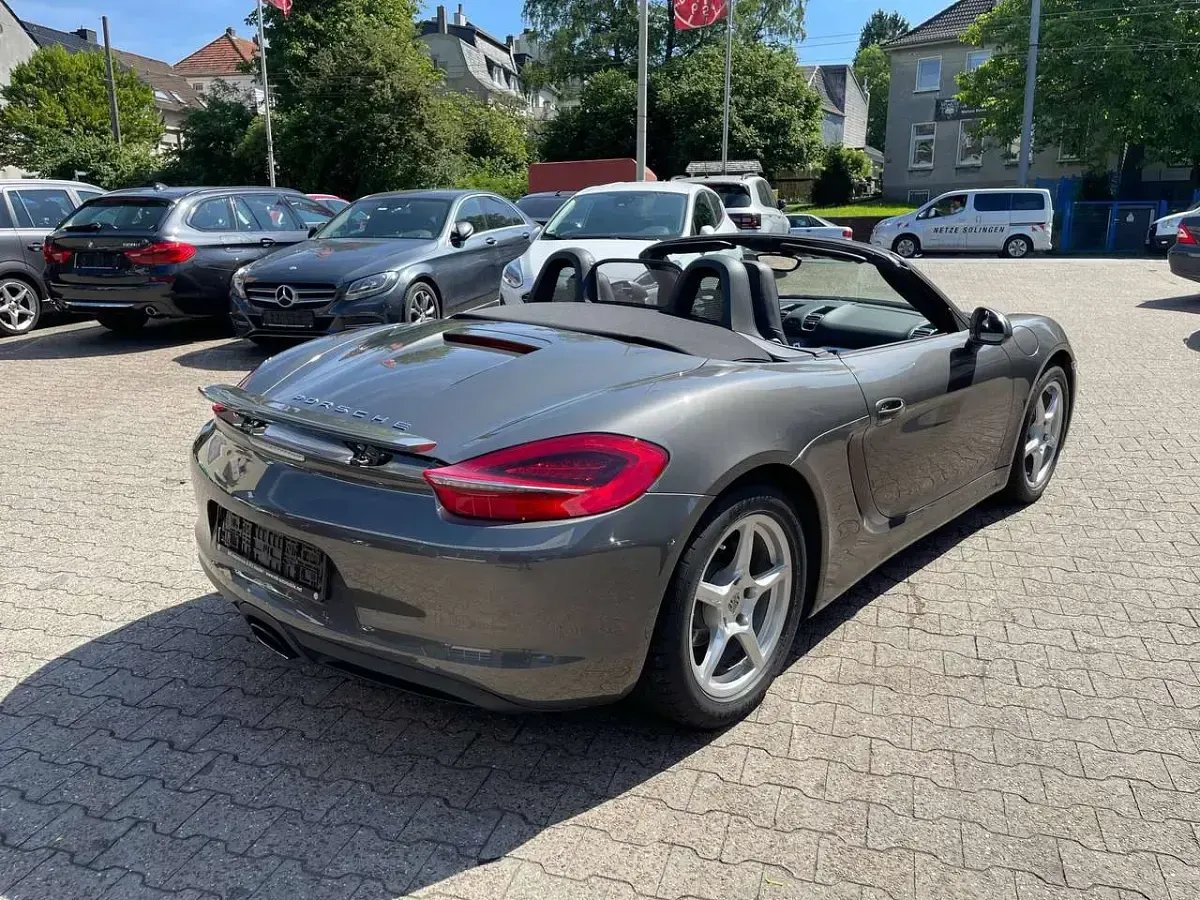 Gebraucht Porsche Boxster 265 PS (194 kW) 2014 Achatgraumetallic Cabrio