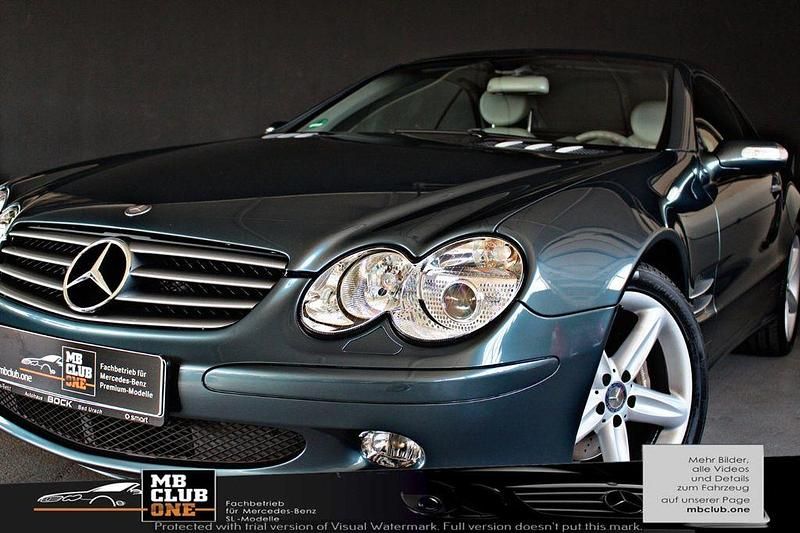Gebraucht Mercedes SL500 306 PS (225 kW) 2004 Blau Cabrio