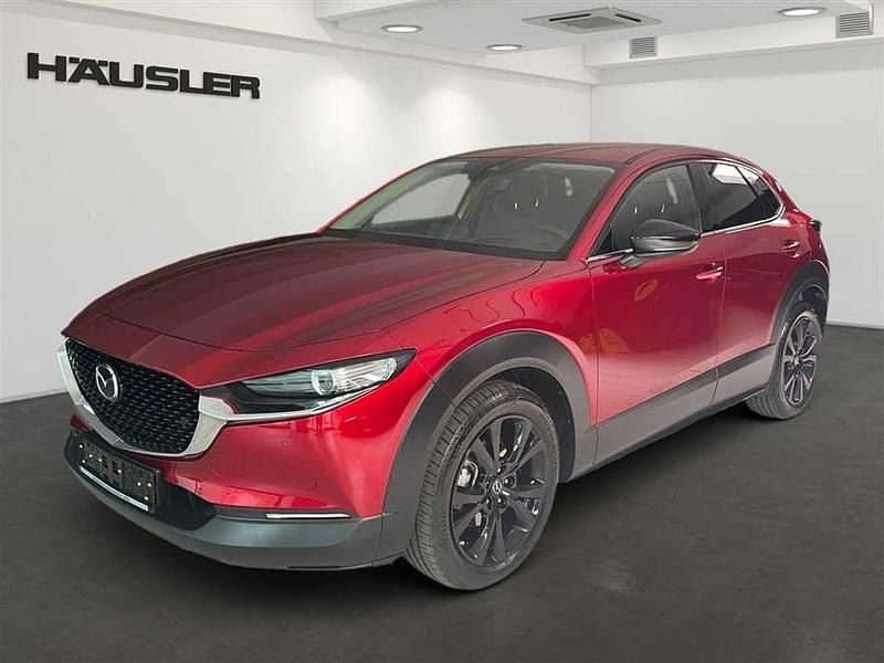 Magmarot metallic Gebraucht 2022 Mazda CX-30 Homura-Line SUV | 24.890 € (Guter Preis) - Bild 1/4