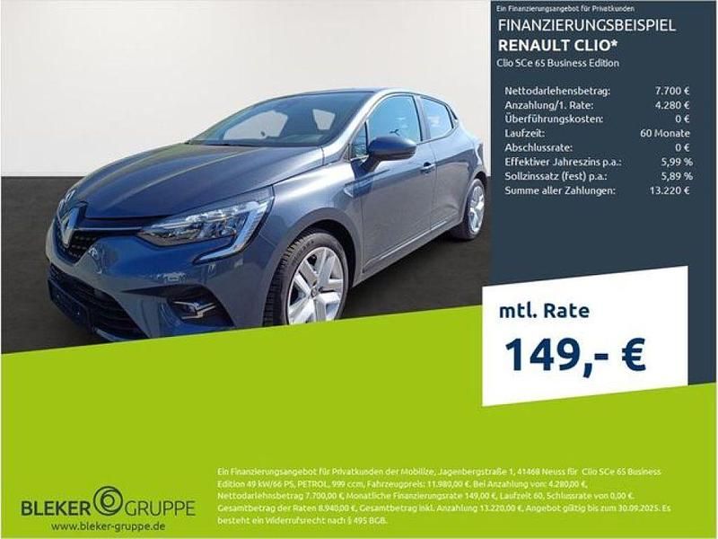 Kpn titaniumgrau Gebraucht 2022 Renault Clio V Business Kleinwagen | 11.980 € (Guter Preis) - Bild 1/3
