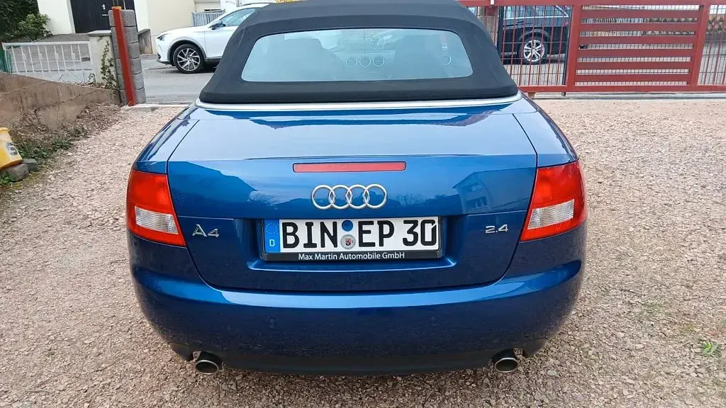 Gebraucht Audi A4 Cabriolet 170 PS (125 kW) 2003 Blau Cabrio