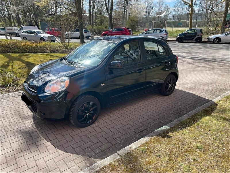 Gebraucht Nissan Micra Pure 80 PS (58 kW) 2012 Schwarz Kleinwagen