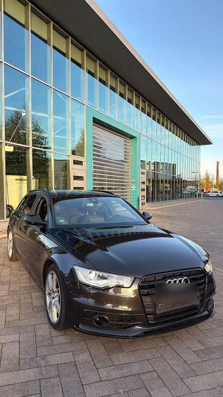 Schwarz Gebraucht 2012 Audi A6 S-Line Kombi | 11.950 € (Superpreis) - Bild 1/4