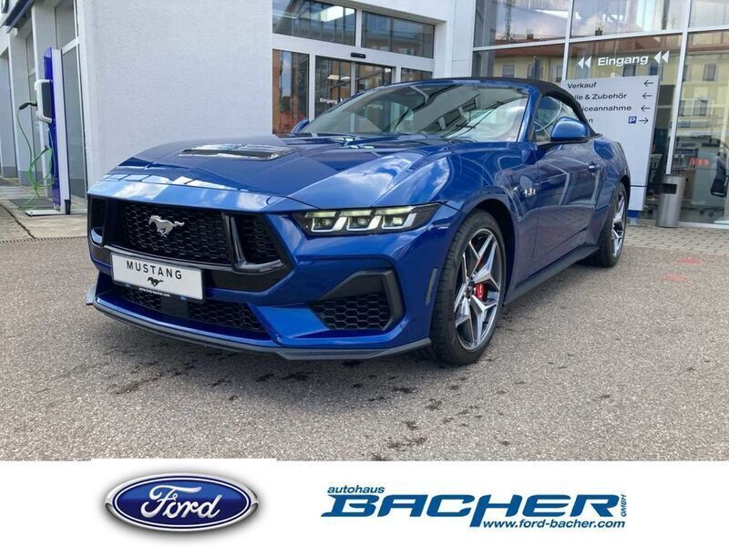 Blau Gebraucht 2024 Ford Mustang GT Convertible Cabrio | 58.900 € (Superpreis) - Bild 1/3