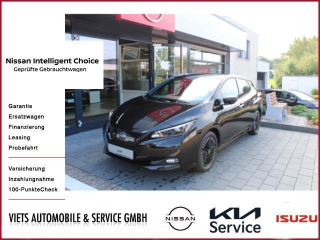 Schwarz z11 black (m) (metallic) Gebraucht 2023 Nissan Leaf N-Connecta Kleinwagen | 27.300 € - Bild 1/4