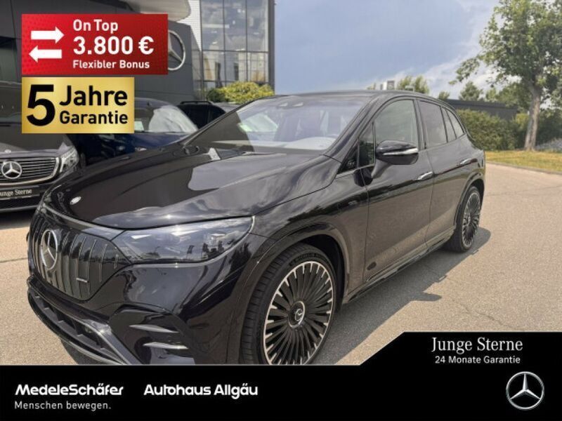 Lack obsidianschwarz (metallic) Gebraucht 2024 Mercedes EQE AMG 53 SUV | 99.960 € - Bild 1/2