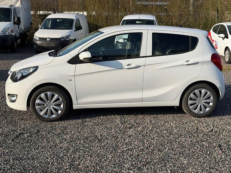 Gebraucht Opel Karl Active 75 PS (55 kW) 2017 Schneeweiss/summitwhite/arctic Kleinwagen