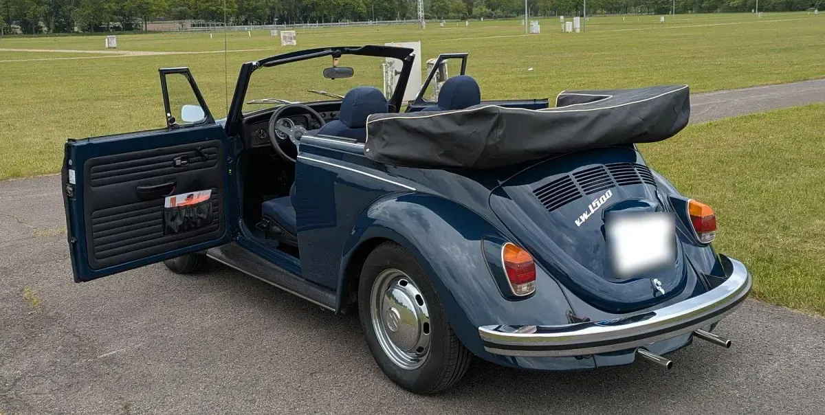 Gebraucht VW Käfer 54 PS (39 kW) 1970 Blau Cabrio