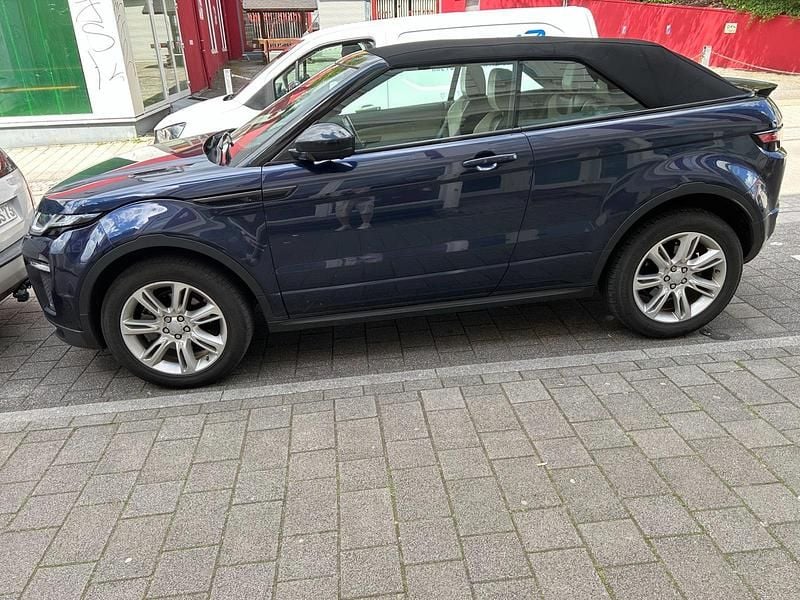 Blau Gebraucht 2017 Land Rover Range Rover evoque Cabrio | 29.999 € - Bild 1/1