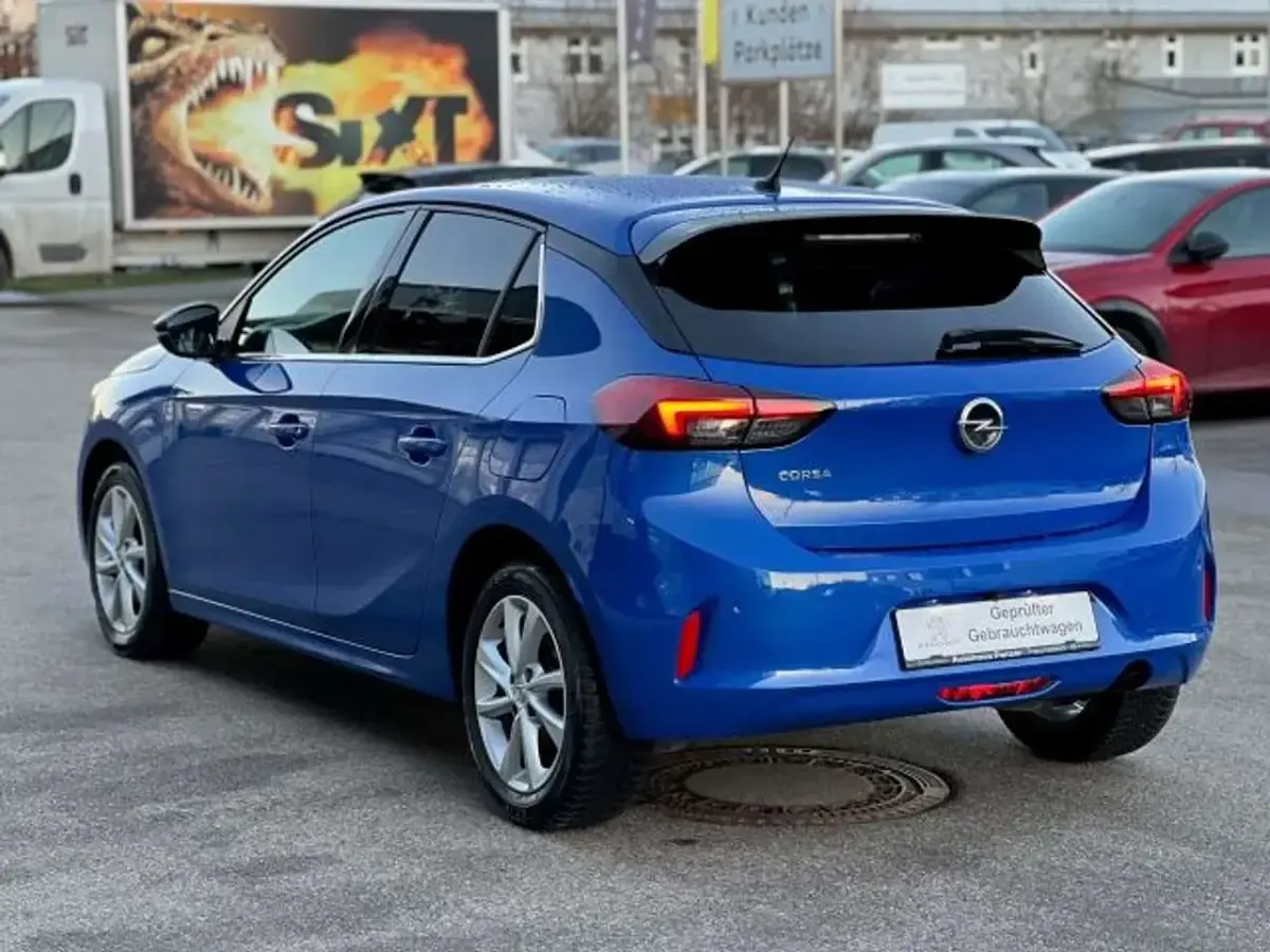 Gebraucht Opel Corsa Elegance 101 PS (74 kW) 2023 Voltaik blau metallic Kleinwagen