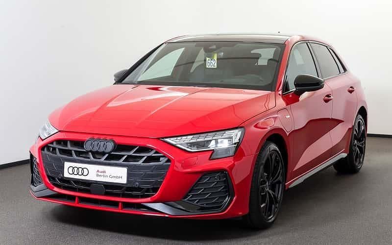 Rot Neu 2025 Audi A3 Sportback e-tron S-Line Kleinwagen | 57.990 € - Bild 1/4