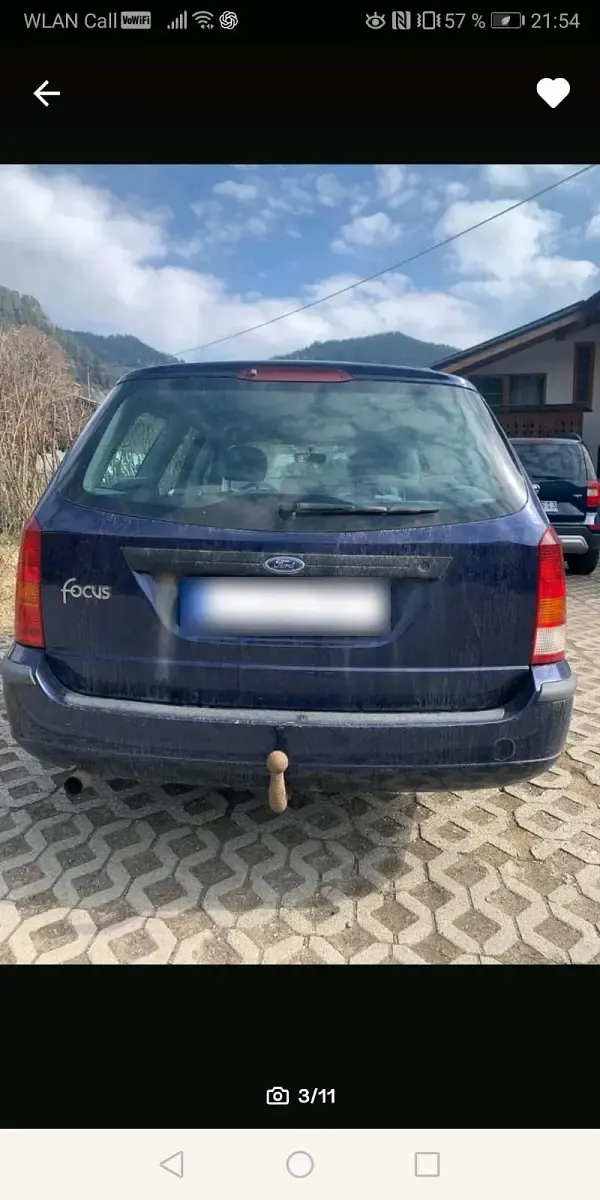 Używany Ford Focus 100 KM (73 kW) 2002 Niebieski Kombi