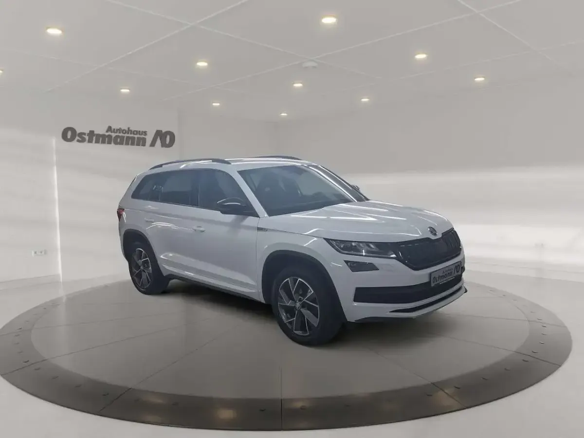 Gebraucht Skoda Kodiaq SportLine 150 PS (110 kW) 2021 Weiß SUV