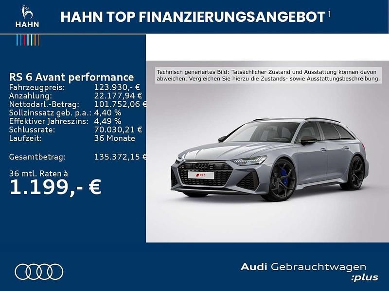 Gebraucht Audi RS6 Performance 630 PS (463 kW) 2024 Nardograu Kombi