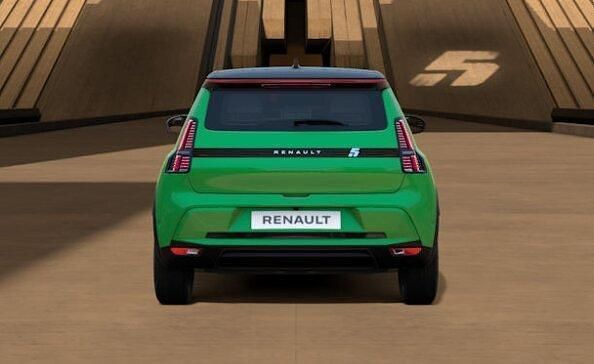 Gebraucht Renault 5 E-Tech Komfort 110 kW (150 PS) 2025 Pop green + blackpearlschwarz Limousine