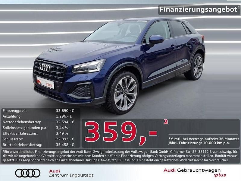 Blau Gebraucht 2025 Audi Q2 Advanced SUV | 33.890 € (Etwas zu teuer) - Bild 1/3
