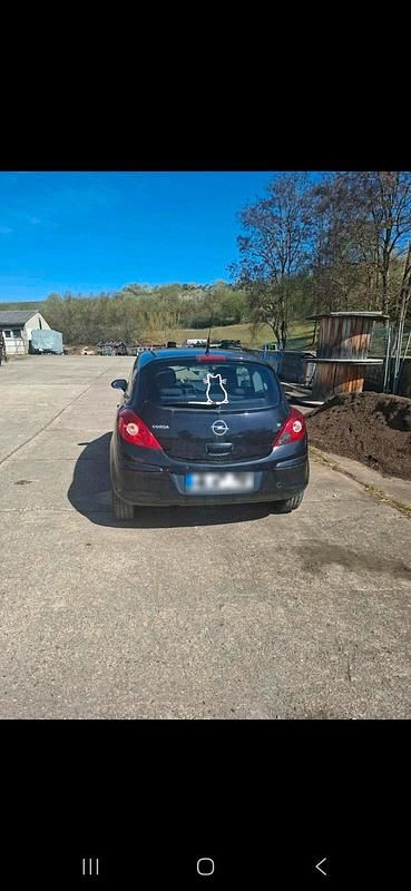 Gebraucht Opel Corsa 80 PS (58 kW) 2007 Schwarz Kleinwagen