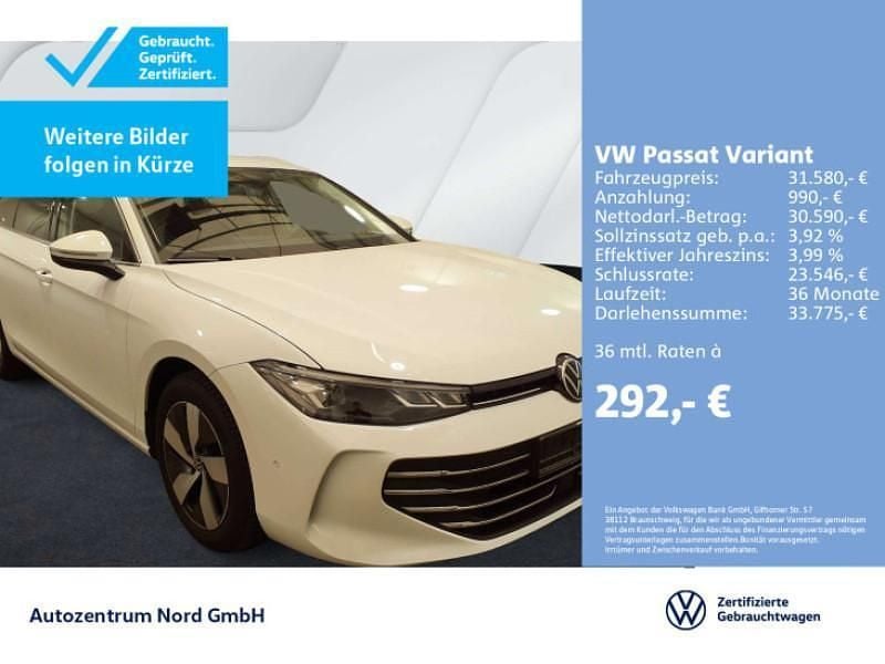 Weiss Gebraucht 2024 VW Passat Business Kombi | 31.580 € (Fairer Preis) - Bild 1/4