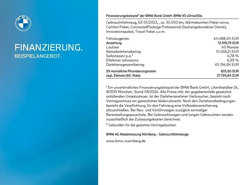 Gebraucht BMW X5 Sport Line 286 PS (210 kW) 2023 Schwarz SUV