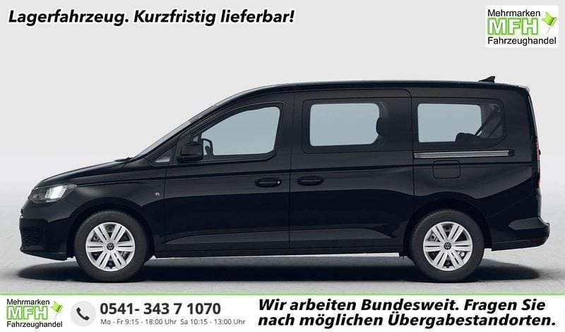 Neu VW Caddy Maxi 122 PS (89 kW) 2025 Deep black perleffekt Van / Kleinbus