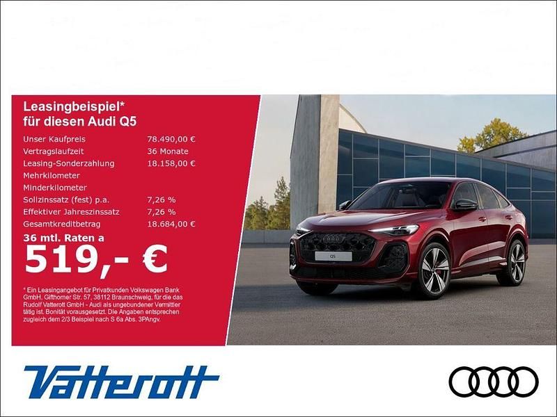 Rot Neu 2025 Audi Q5 Sportback Sport SUV | 78.490 € (Guter Preis) - Bild 1/4