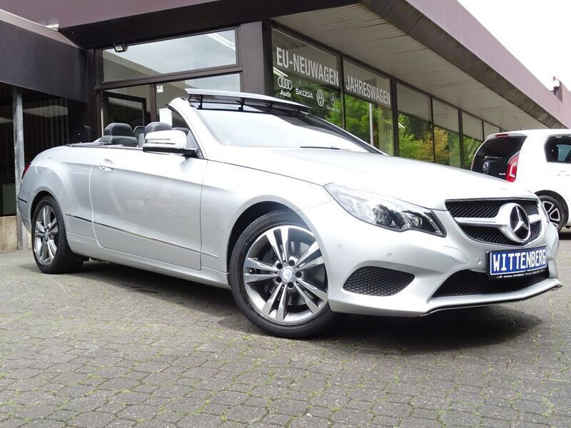 Silber Gebraucht 2017 Mercedes E250 Cabrio | 23.990 € (Superpreis) - Bild 1/4