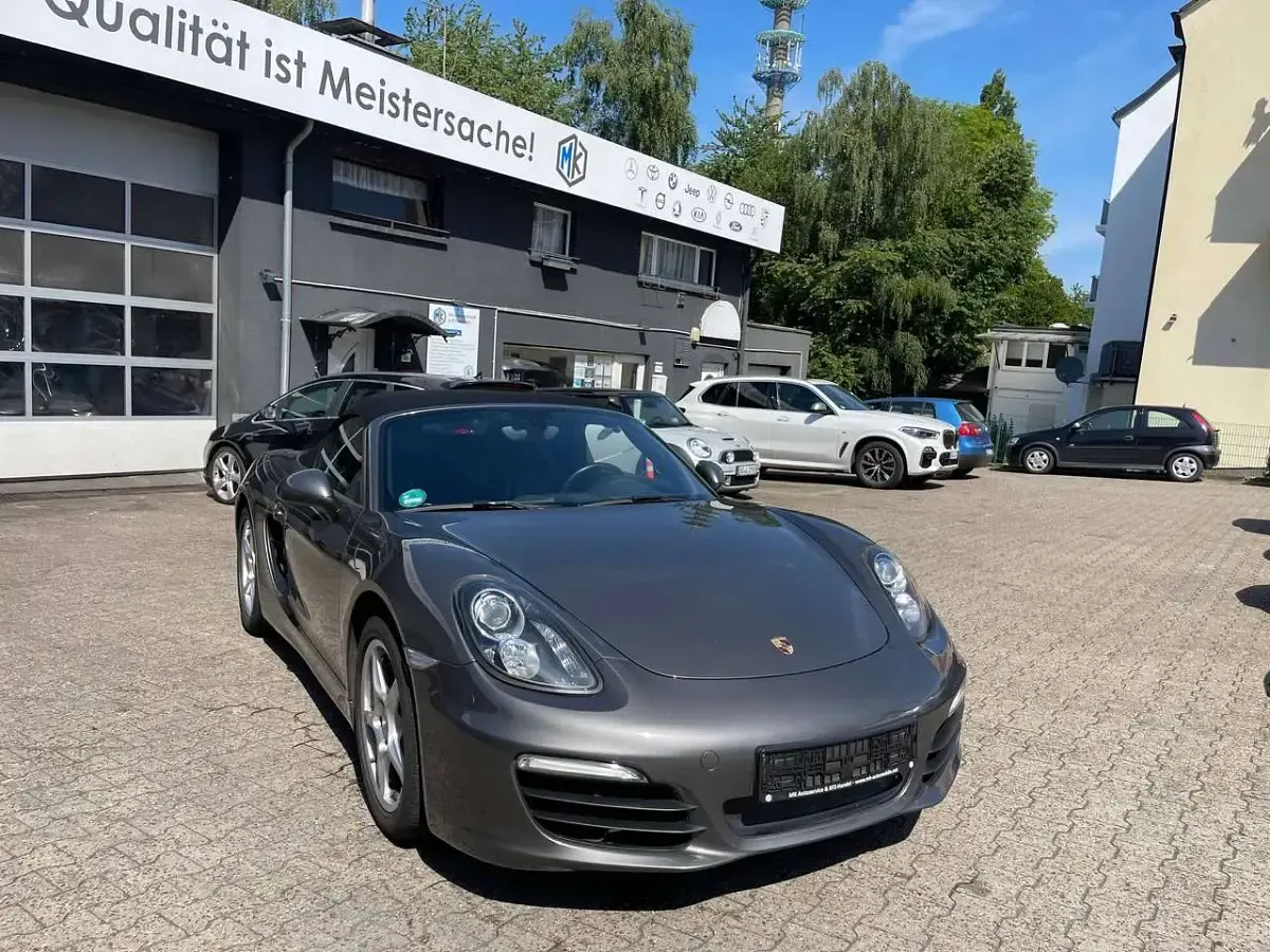 Gebraucht Porsche Boxster 265 PS (194 kW) 2014 Achatgraumetallic Cabrio