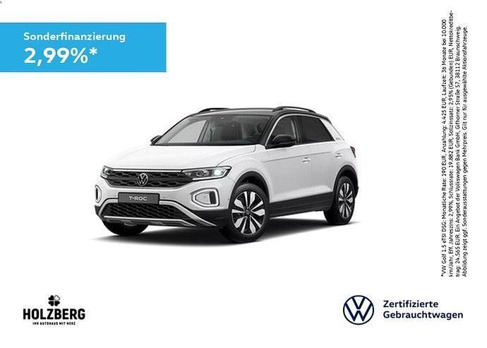 Pure white Gebraucht 2025 VW T-Roc Goal SUV | 30.490 € (Superpreis) - Bild 1/4