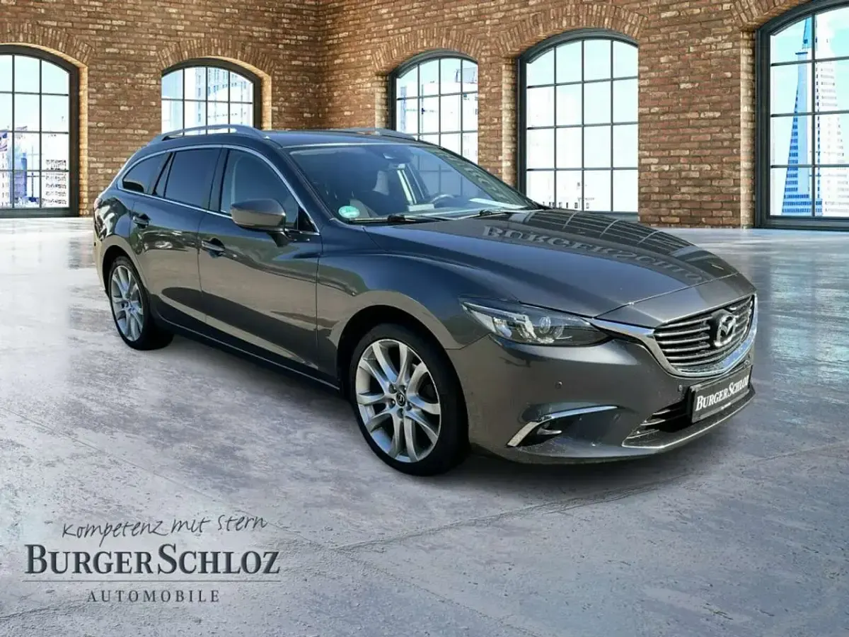 Gebraucht Mazda 6 Nakama 150 PS (110 kW) 2017 Matrixgrau metallic Kombi