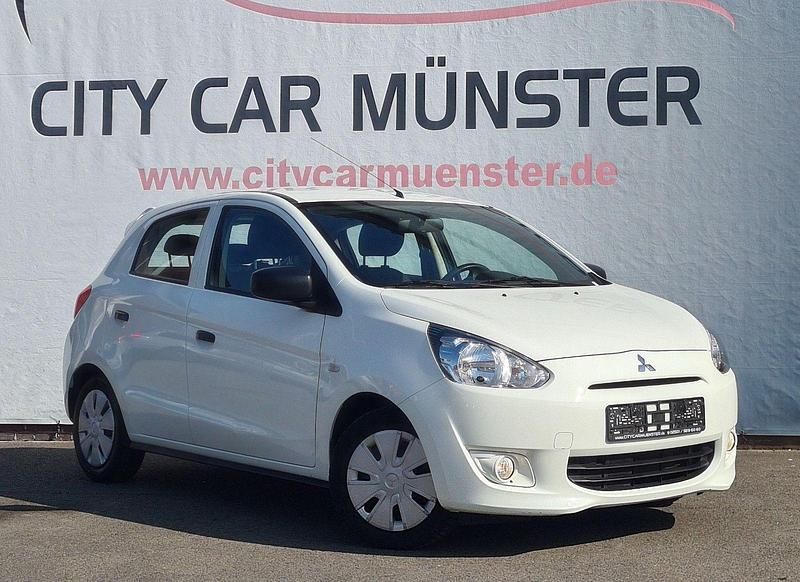 Weiß Gebraucht 2014 Mitsubishi Space Star Kleinwagen | 5.990 € (Fairer Preis) - Bild 1/4