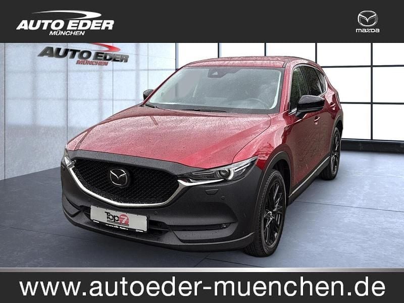 Soul red crystal perleffekt (metallic) Gebraucht 2021 Mazda CX-5 Homura-Line SUV | 27.980 € (Guter Preis) - Bild 1/4