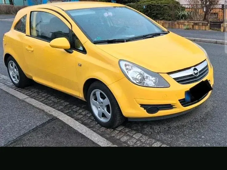 Gebraucht Opel Corsa 60 PS (44 kW) 2008 Gelb Kleinwagen